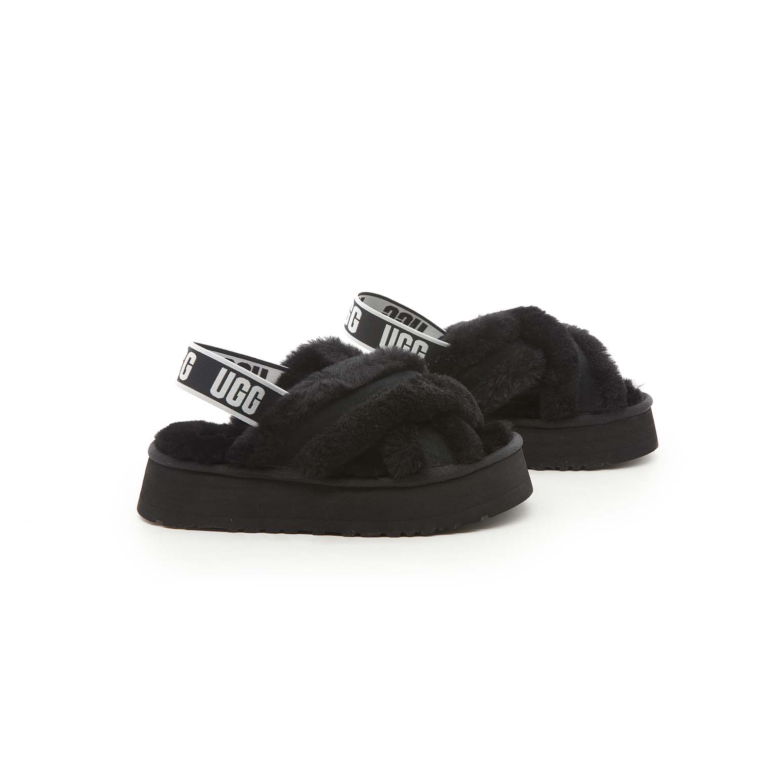Ugg Disco Cross Slide Nero